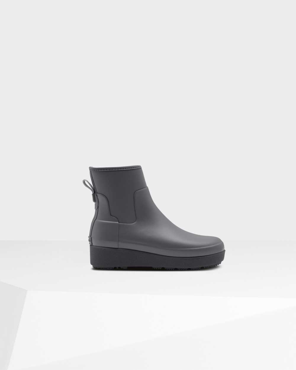 Hunter Refined Slim Fit Neoprene Creeper Chelsea Støvler Grå - Hunter Chelsea Støvler Dame | OMN0128